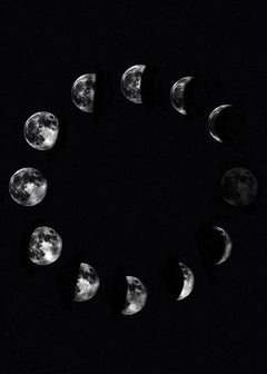 Moon Phase Canvas Wall Art Prints