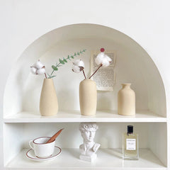 Nordic White Ceramic Flower Vase