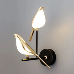 Magpie Bird Wall Sconce