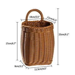 Handwoven Rattan Storage Basket