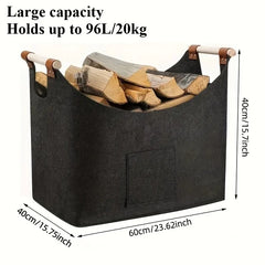 Extra Large Foldable Felt Storage Basket