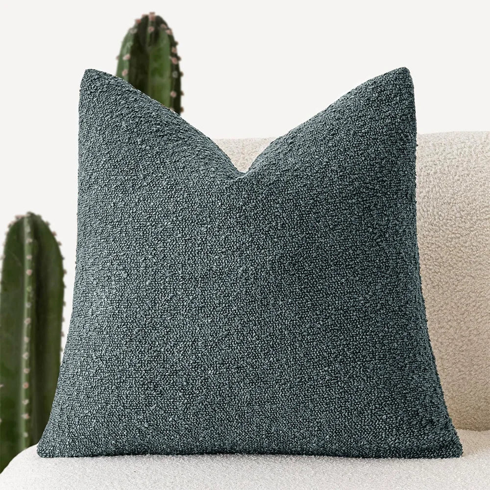 Boucle Throw Pillow Cover 18x18