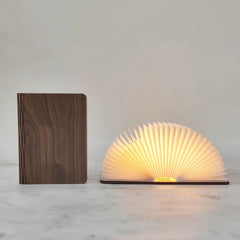 Foldable Wooden Book Lamp