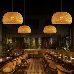 Bamboo Lantern Pendant Light