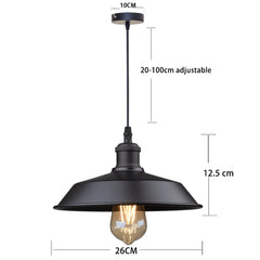 White Dome Pendant Light