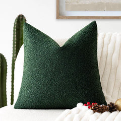 Boucle Throw Pillow Cover 18x18