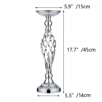 Twisted Gold Candle Holder