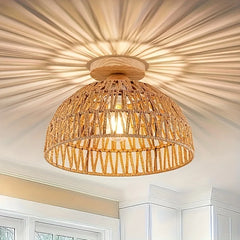 Wicker Pendant Lampshade