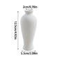 Nordic White Mini Ceramic Vase