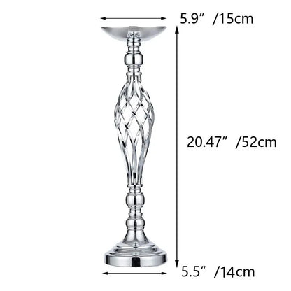 Twisted Gold Candle Holder