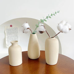 Nordic White Ceramic Flower Vase