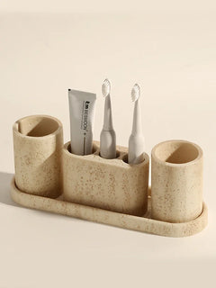 Travertine Bathroom Tray Set
