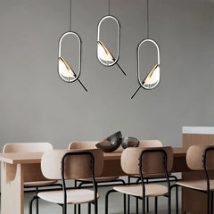 Magpie Bird Pendant Light