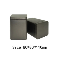 Square Metal Tea Tins
