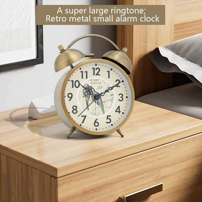Vintage Metal Alarm Clock