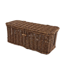 Rattan Pattern Storage Bin