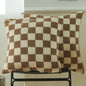 Black Faux Fur Throw Pillow Cover