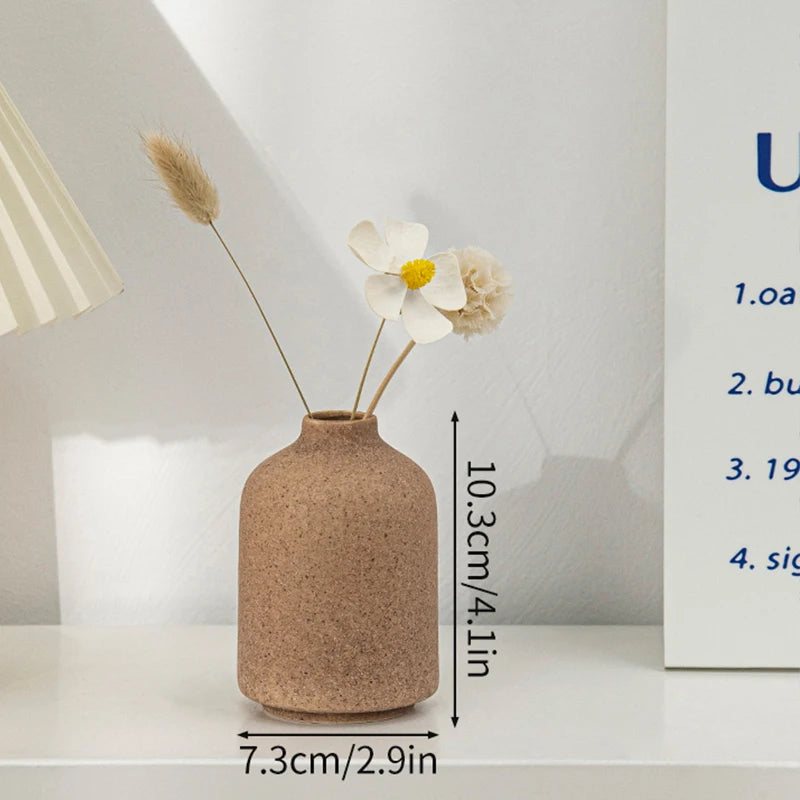 Nordic White Ceramic Flower Vase
