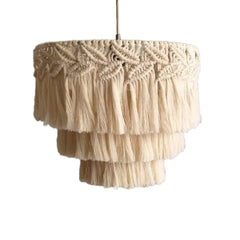 Macrame Tassel Lamp Shade