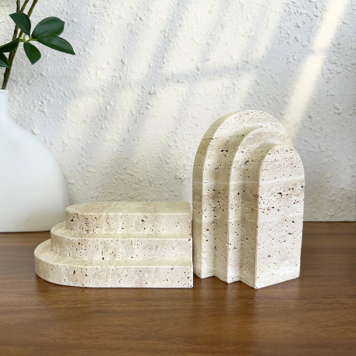 Natural Marble Stone Bookend (Single Piece)