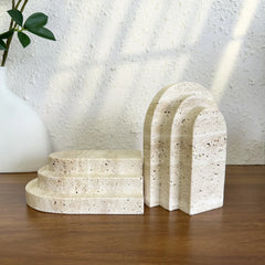 Natural Marble Stone Bookend (Single Piece)