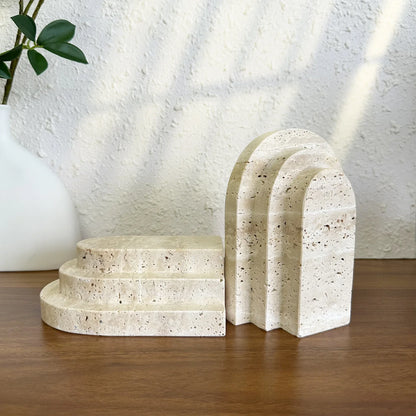 Natural Marble Stone Bookend (Single Piece)