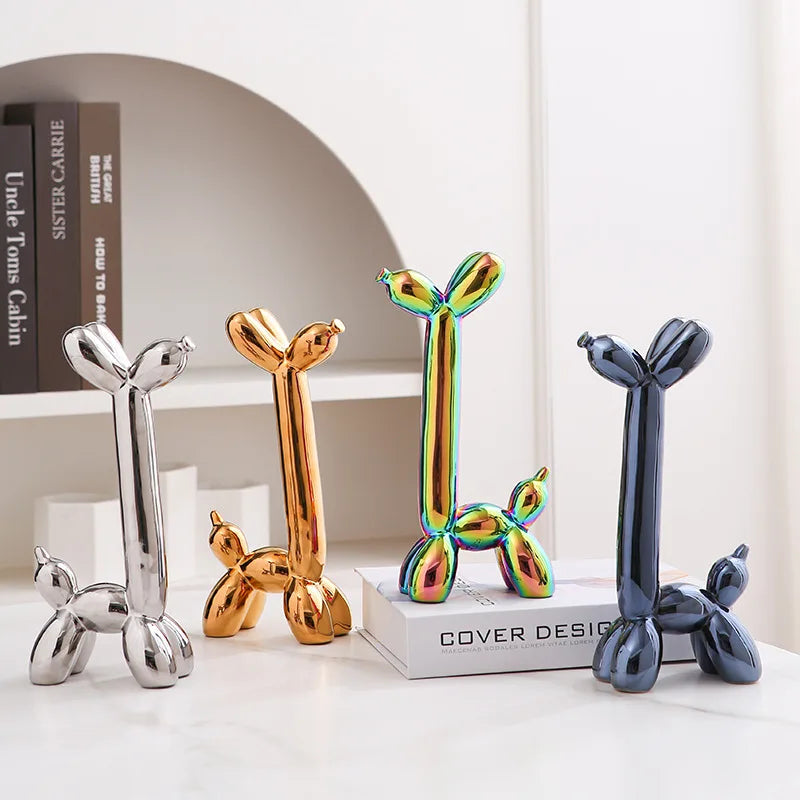 Balloon Dog Ceramic Sculpture