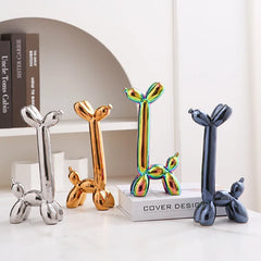 Balloon Dog Ceramic Sculpture