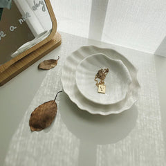 Shell Shape Ceramic Tray