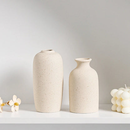 Nordic White Ceramic Flower Vase