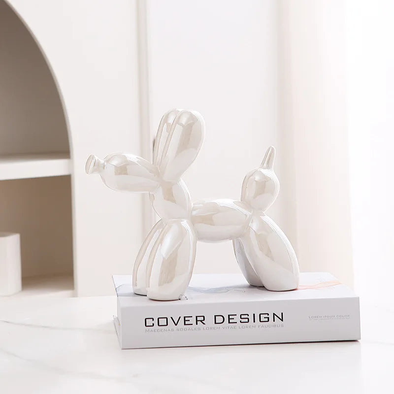 Balloon Dog Ceramic Sculpture