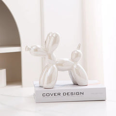 Balloon Dog Ceramic Sculpture