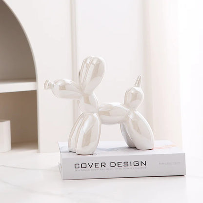 Balloon Dog Ceramic Sculpture