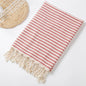 Turkish Cotton Striped Spa Bath Towel