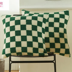 Plush Faux Fur Throw Pillow Cover
