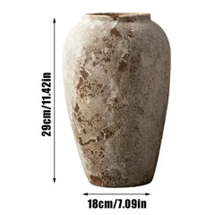 Rustic Ceramic Floor Vase