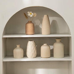 Nordic White Ceramic Flower Vase
