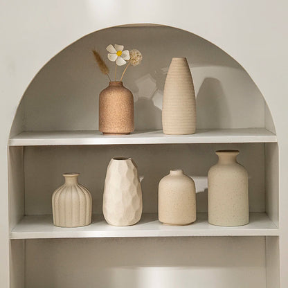 Nordic White Ceramic Flower Vase