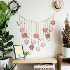 Boho Leaf Macrame Wall Hanging