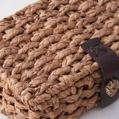 Wicker Basket Leather Strap