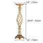 Twisted Gold Candle Holder