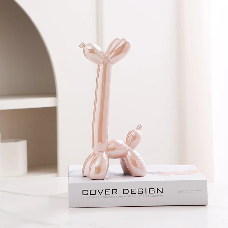 Balloon Dog Ceramic Sculpture