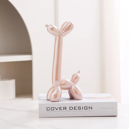 Balloon Dog Ceramic Sculpture