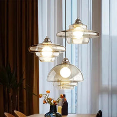 Antique Glass Pendant Light