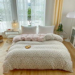 Heart Floral Duvet Cover Set