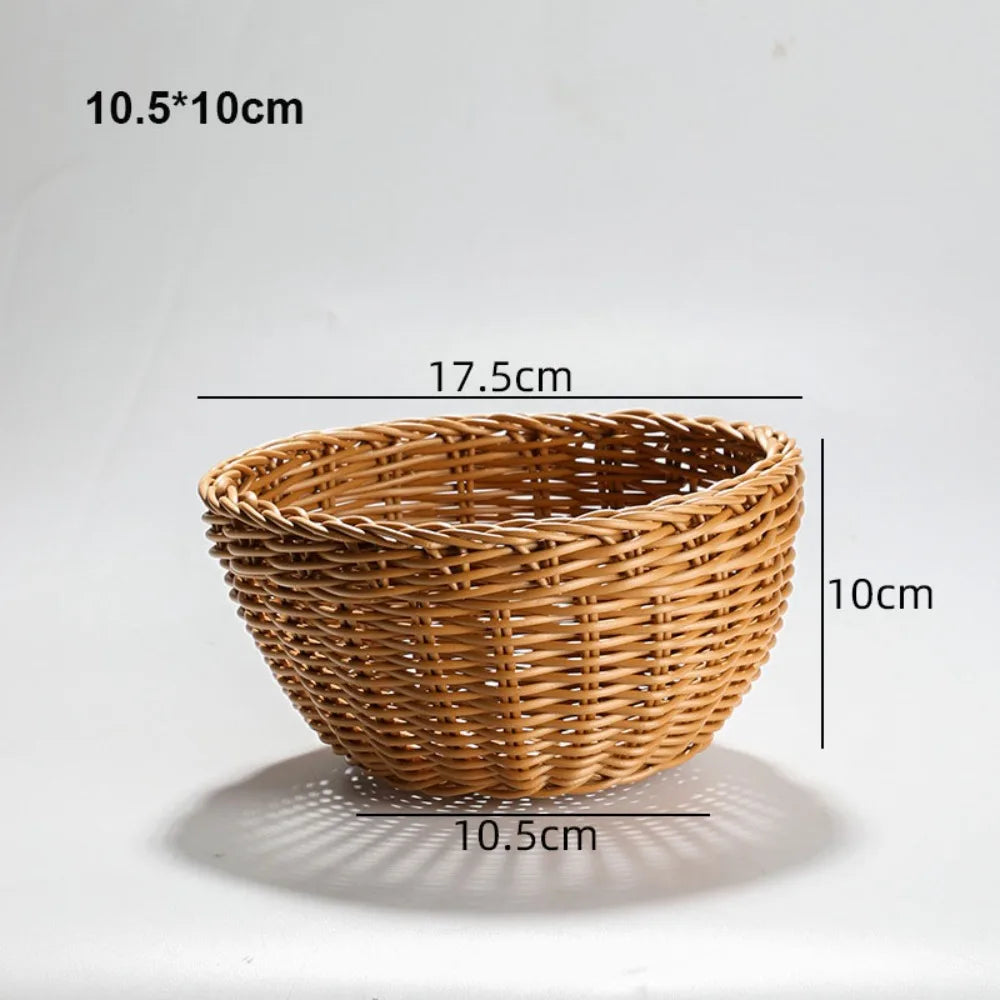 Handwoven Rattan Serving Baskets