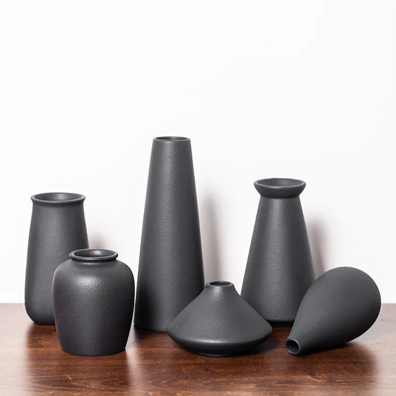 Small Matte Ceramic Flower Vase