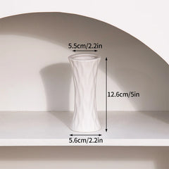 Nordic White Ceramic Flower Vase