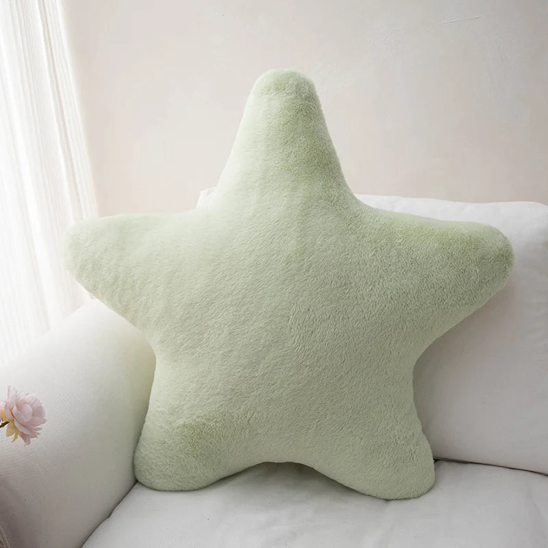 Star Shaped Plush Throw Pillow