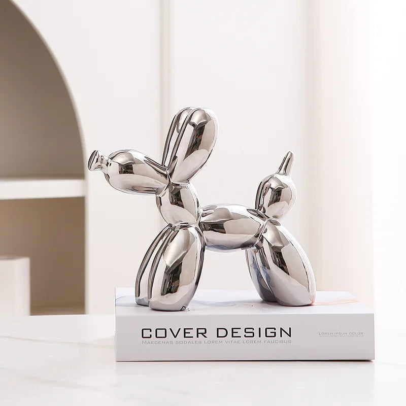 Balloon Dog Ceramic Sculpture